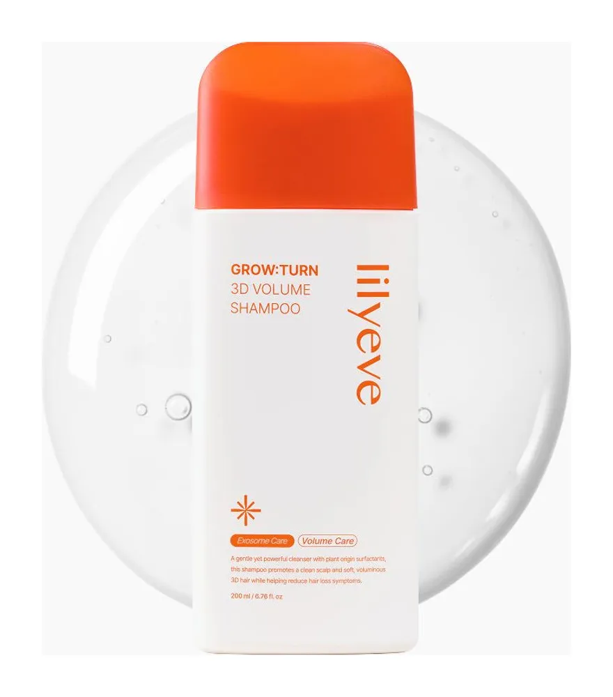 Growturn 3D Volume Shampoo with Brush 200ml