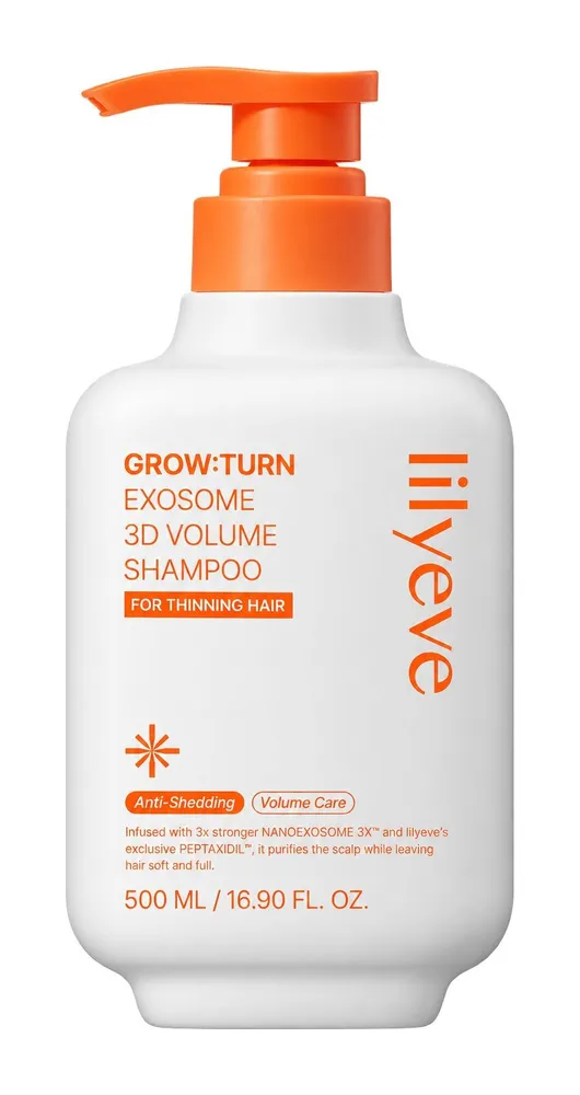 Growturn 3D Volume Shampoo with Brush 500ml